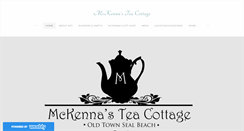 Desktop Screenshot of mckennasteacottage.com